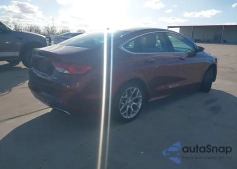 2015 Chrysler 200 C из США, поврежденный, VIN 1C3CCCEG5FN644363